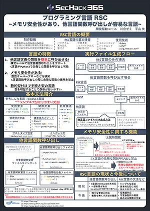 プログラミング言語RSC~メモリ安全性があり他言語関数呼び出しが容易な言語~