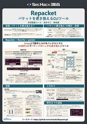 パケットを書き換えるCLIツールRepacket